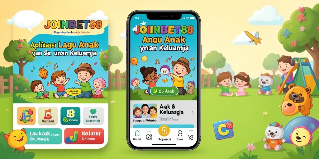 Tampilan antarmuka JOINBET88 yang ramah anak dan penuh warna.