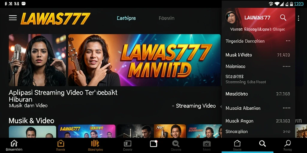 Tampilan antarmuka <strong>LAWAS777</strong> yang menarik dan mudah digunakan untuk Streaming Video.