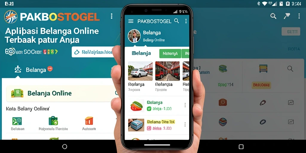 Tampilan utama aplikasi PAKBOSTOGEL yang ramah pengguna.