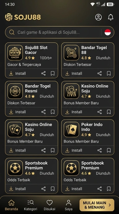Soju88 - Pusat Aplikasi Populer & Kanal Uji Terpercaya